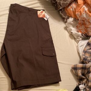 NWT Rocawear Cargo Shorts Men's 50B Brown Reg Fit Size 50